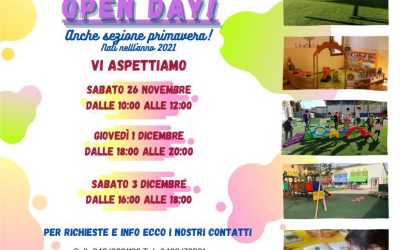 ORARI & OPEN DAY 2022/2023